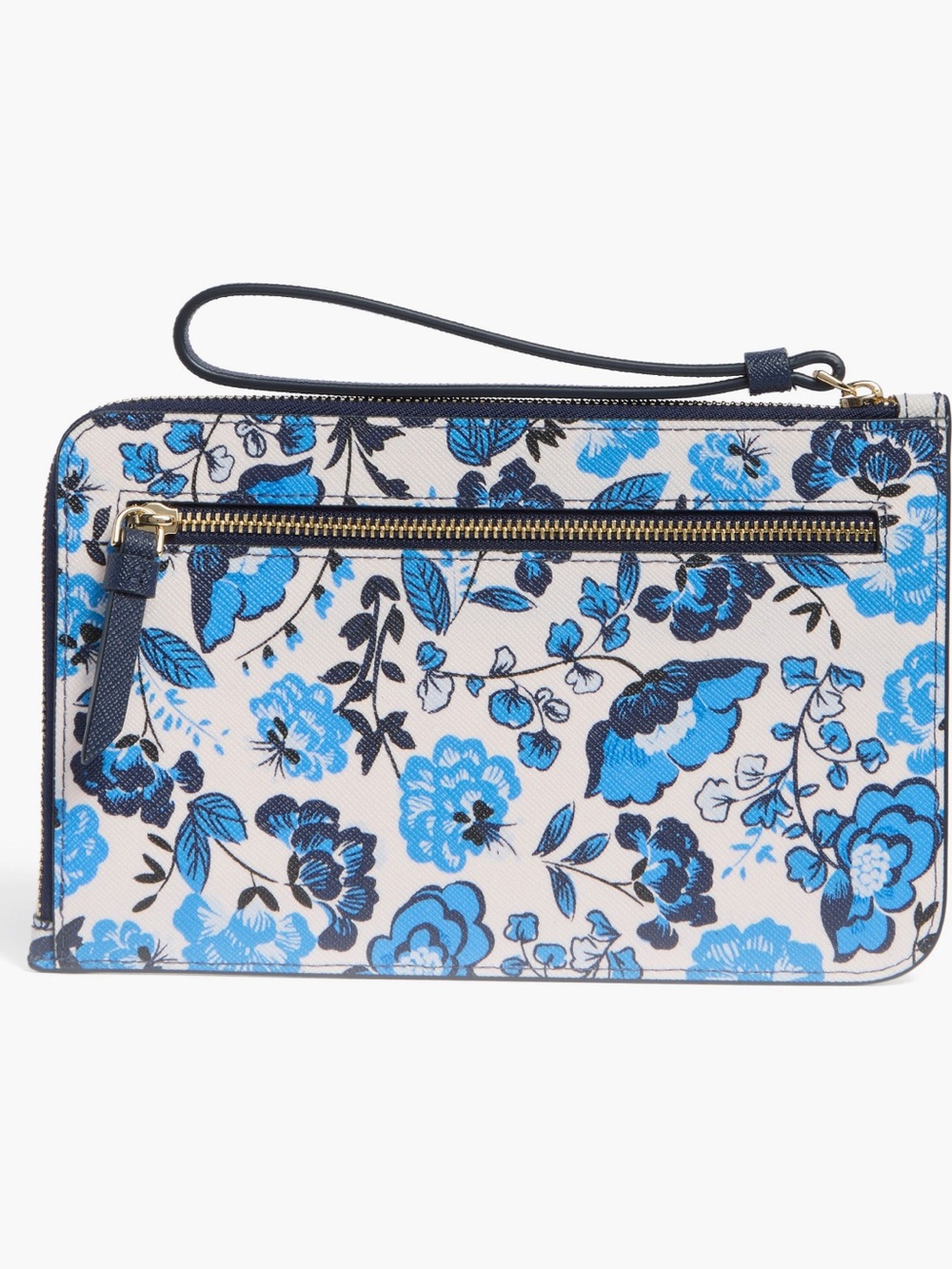 Kate Spade Cameron Medium L-Zip Wristlet in Vase Floral Print NWT - Picture 2 of 7